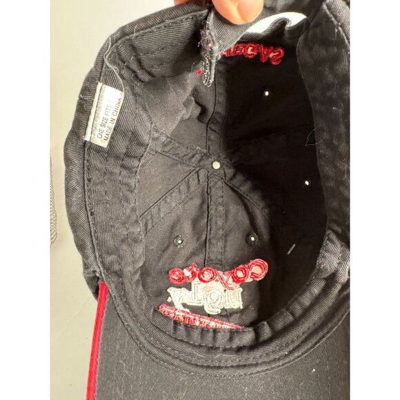 Coyote Ugly Las Vegas Black & Red Baseball Cap One Size Adjustable Strapback - Picture 3 of 16